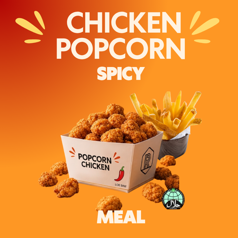 Spicy Popcorn Chicken Meal